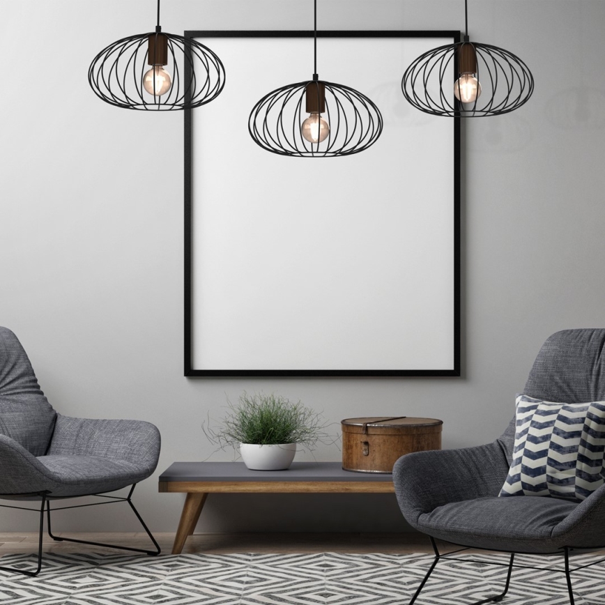 Lustra ar auklu MERIDIANO 3xE27/60W/230V