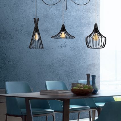 Lustra ar auklu MEZOPOTAMYA 3xE27/40W/230V zirneklis