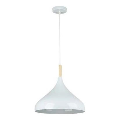 Lustra ar auklu MIKO 1xE27/60W/230V d. 32 cm balta