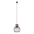 Lustra ar auklu MILAN 1xE27/60W/230V koka