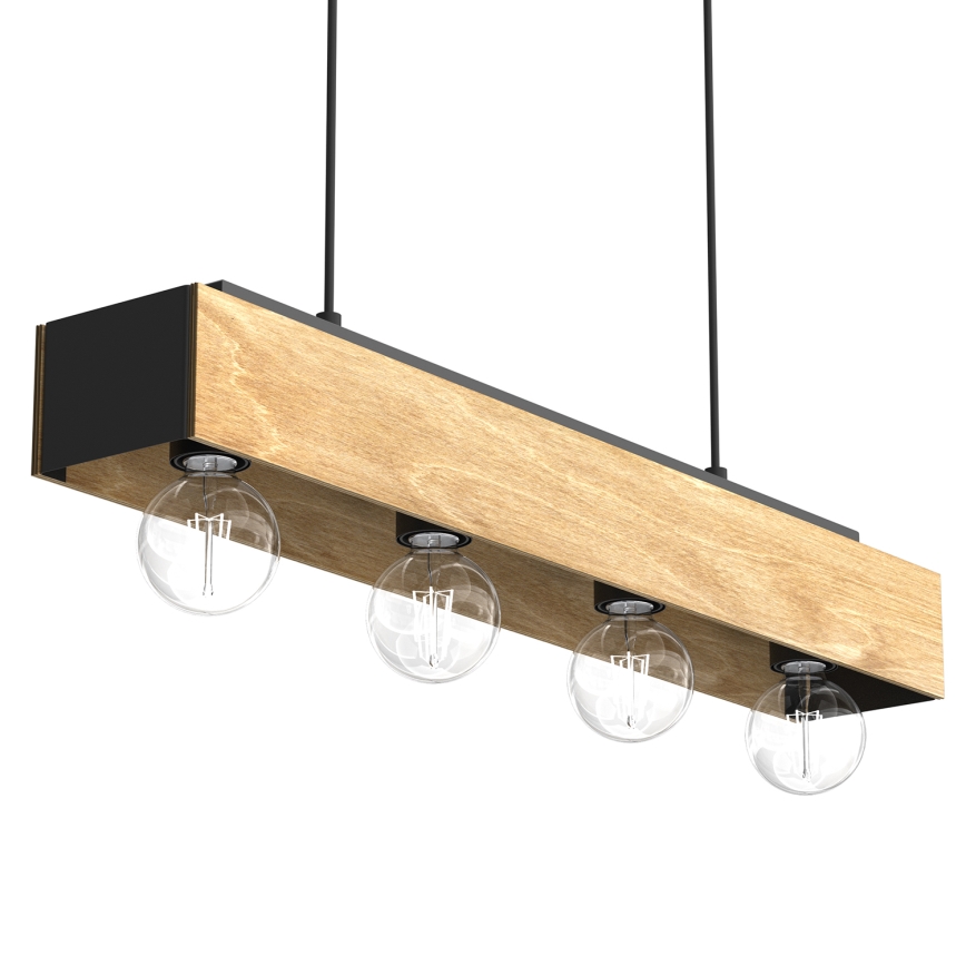 Lustra ar auklu MILUZA 4xE27/15W/230V