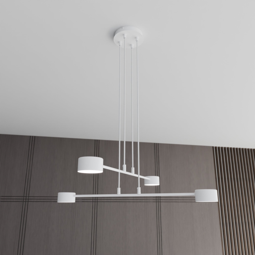 Lustra ar auklu MODUS 4xGX53/10W/230V balta