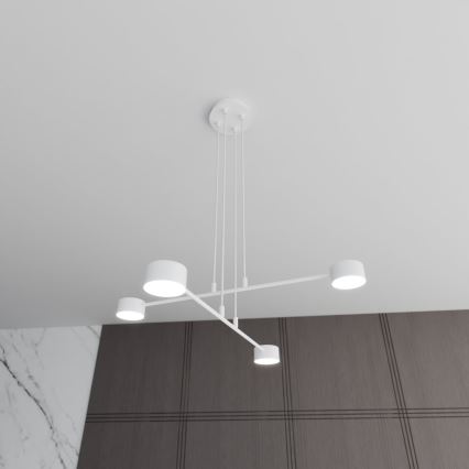 Lustra ar auklu MODUS 4xGX53/10W/230V balta