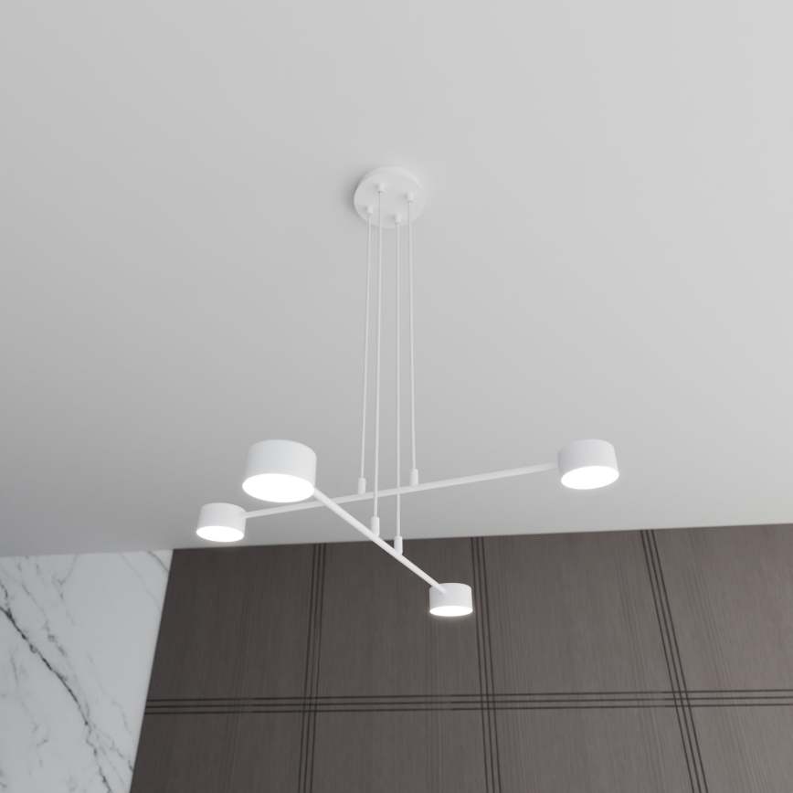 Lustra ar auklu MODUS 4xGX53/10W/230V balta