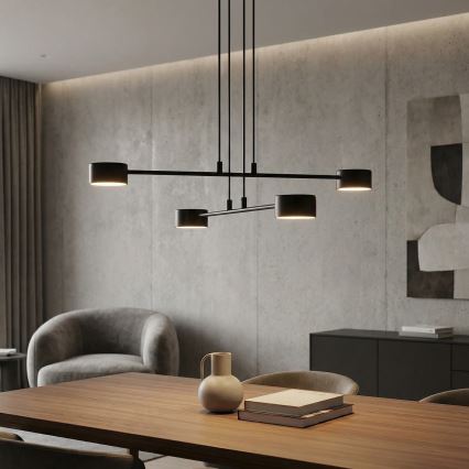 Lustra ar auklu MODUS 4xGX53/12W/230V melna