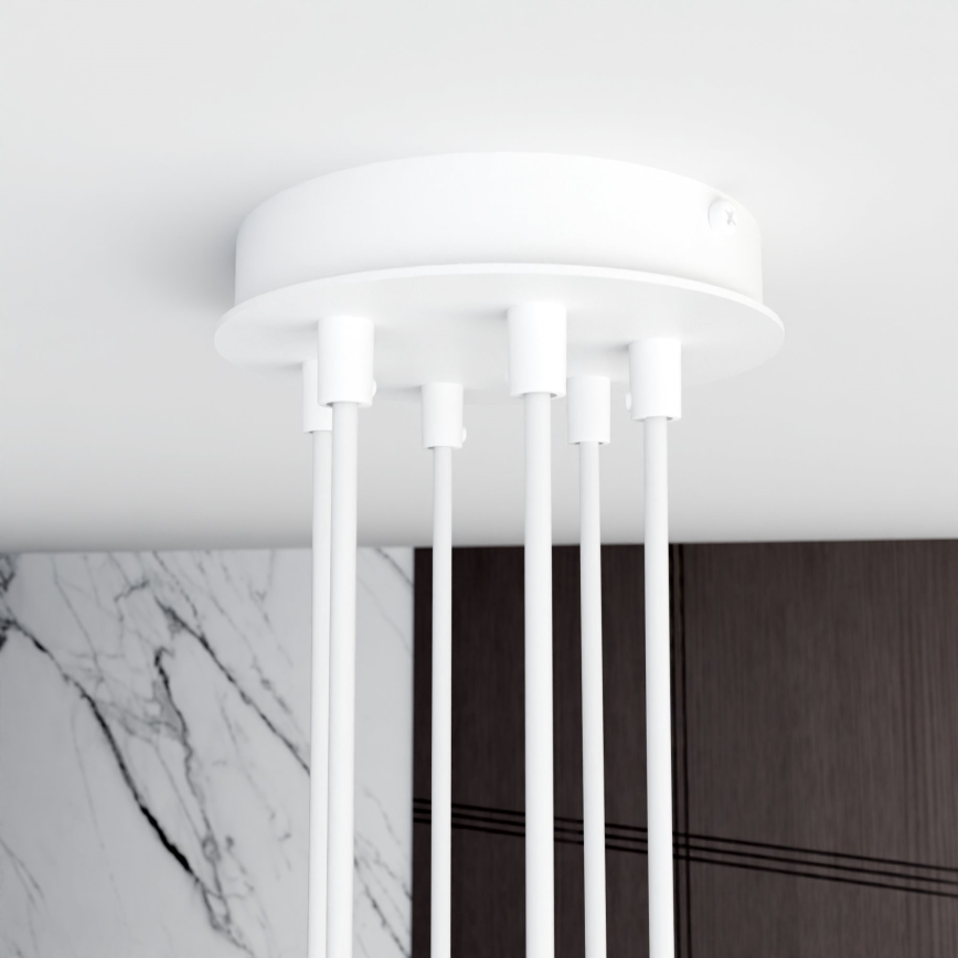 Lustra ar auklu MODUS 6xGX53/10W/230V balta