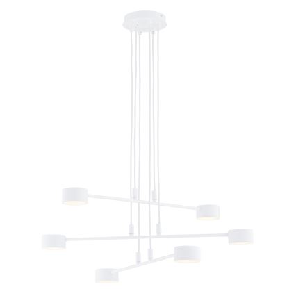 Lustra ar auklu MODUS 6xGX53/10W/230V balta