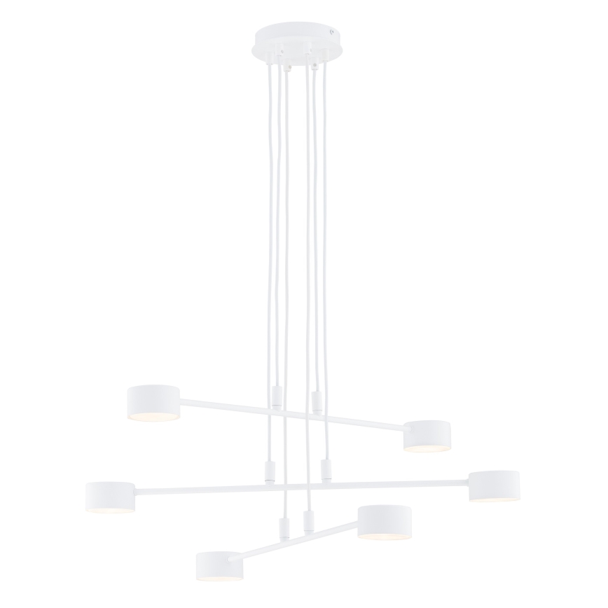 Lustra ar auklu MODUS 6xGX53/10W/230V balta