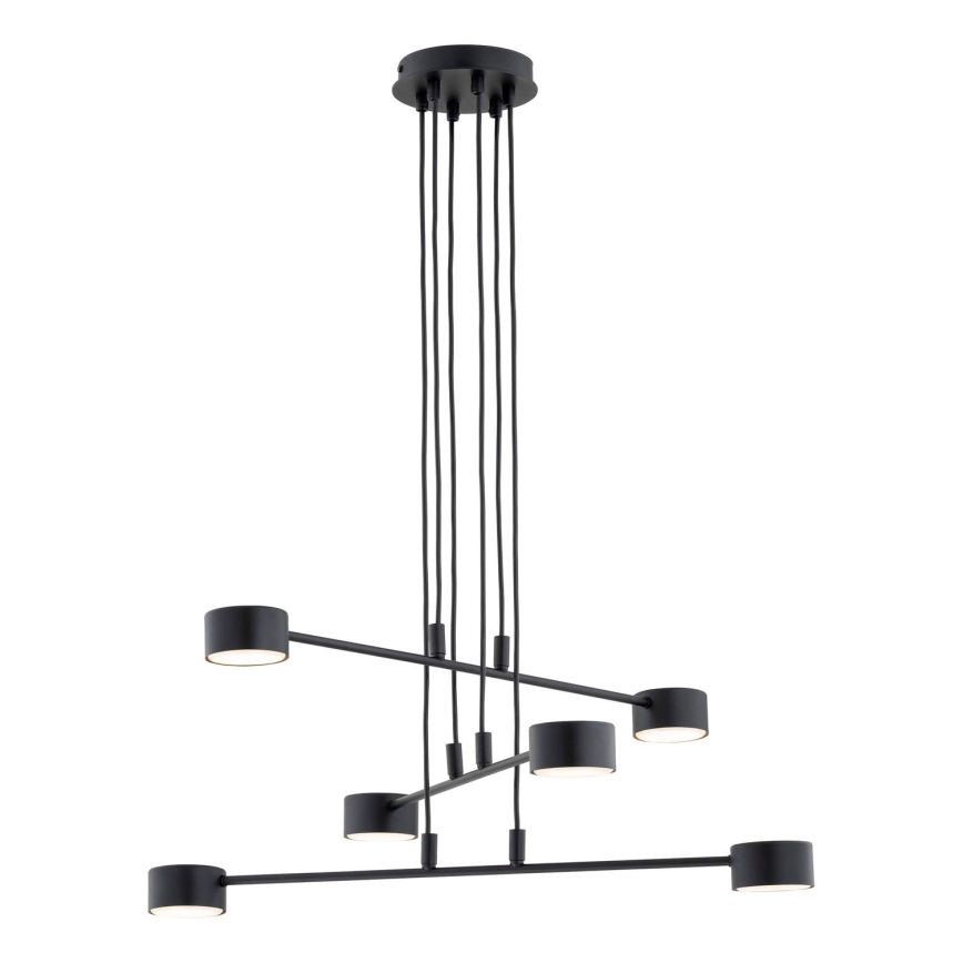Lustra ar auklu MODUS 6xGX53/10W/230V melna