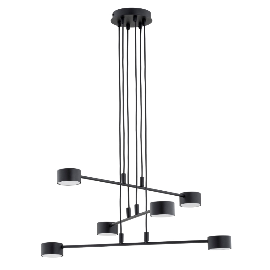 Lustra ar auklu MODUS 6xGX53/10W/230V melna