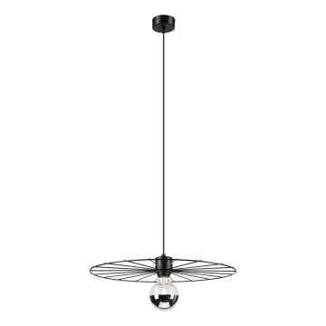 Lustra ar auklu MONTANA 1xE27/15W/230V d. 45 cm melna