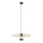 Lustra ar auklu MONTANA 1xE27/15W/230V d. 45 cm zelta/melna
