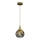 Lustra ar auklu MONTE 1xE27/60W/230V d. 15 cm zelta