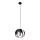Lustra ar auklu MOONLIGHT 1xE27/15W/230V melna