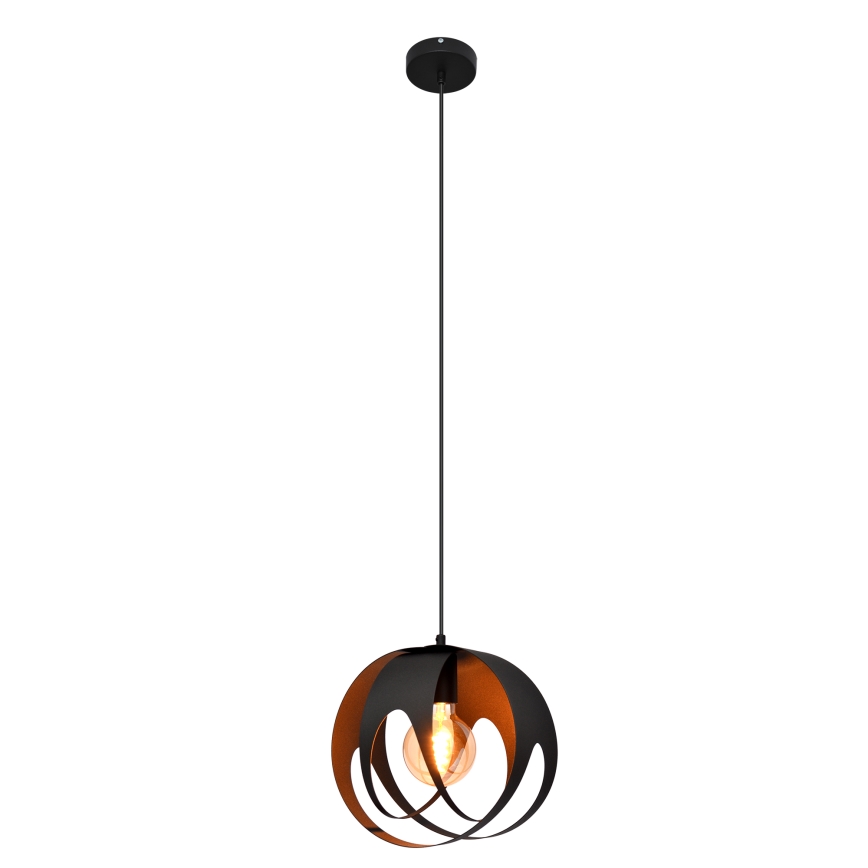 Lustra ar auklu MOONLIGHT 1xE27/15W/230V melna
