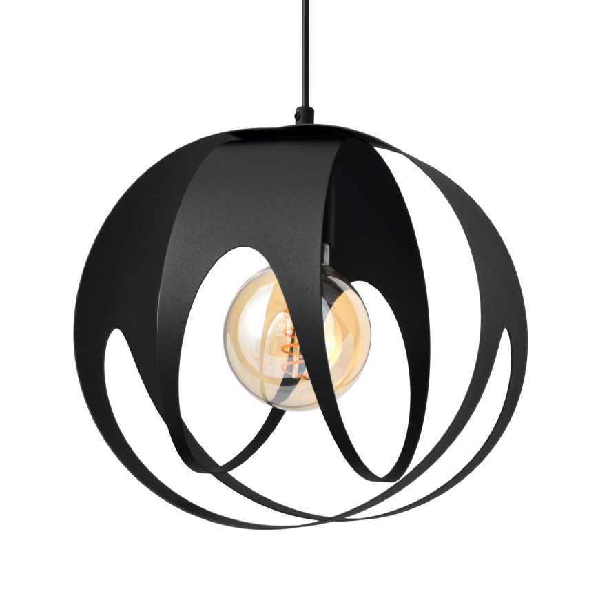 Lustra ar auklu MOONLIGHT 1xE27/15W/230V melna