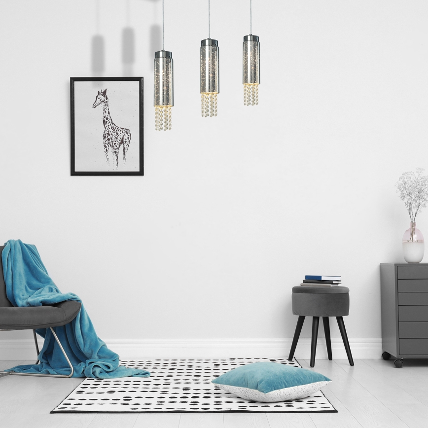 Lustra ar auklu MOONLIGHT 3xE14/40W/230V