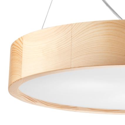 Lustra ar auklu NATURAL 3xE27/60W/230V ø 47 cm priede
