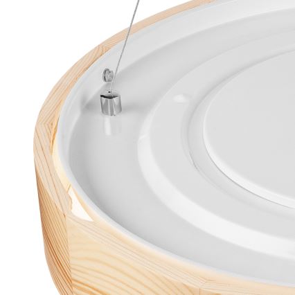 Lustra ar auklu NATURAL 3xE27/60W/230V ø 47 cm priede