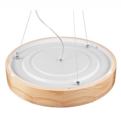 Lustra ar auklu NATURAL 3xE27/60W/230V ø 47 cm priede
