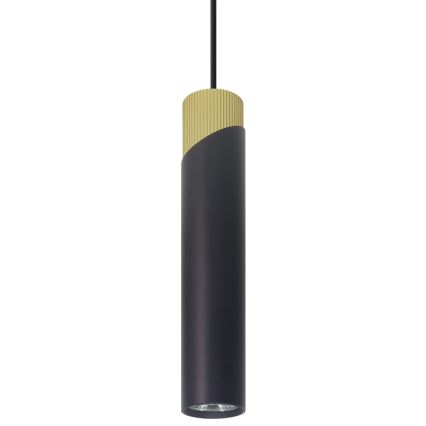 Lustra ar auklu NEO 1xGU10/8W/230V melna/zelta