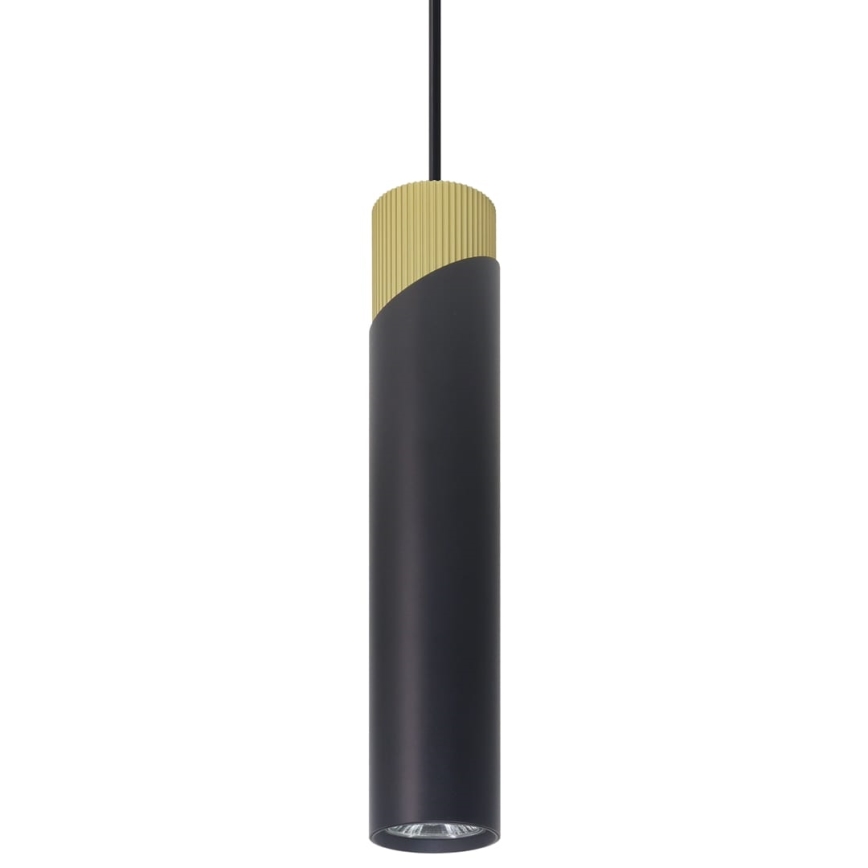 Lustra ar auklu NEO 1xGU10/8W/230V melna/zelta