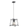 Lustra ar auklu NETI 1xE27/15W/230V melna