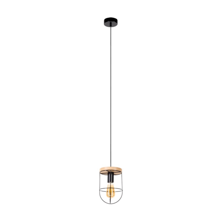 Lustra ar auklu NETUNO 1xE27/60W/230V ozols