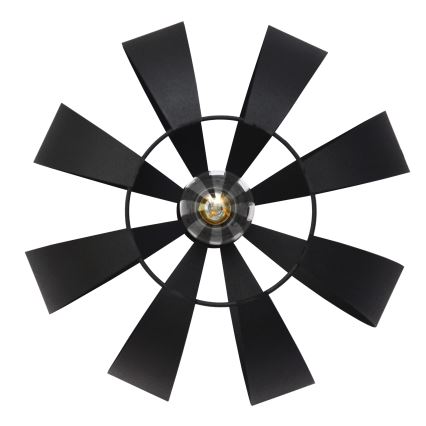 Lustra ar auklu NEWTON 1xE27/15W/230V melna