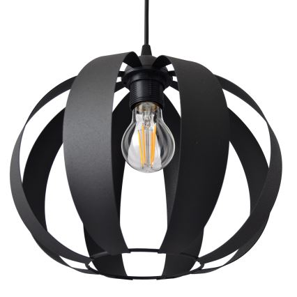 Lustra ar auklu NEWTON 1xE27/15W/230V melna