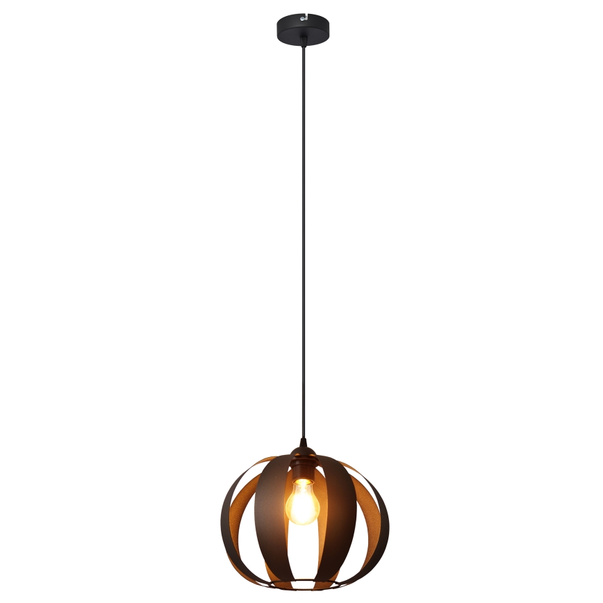 Lustra ar auklu NEWTON 1xE27/15W/230V melna