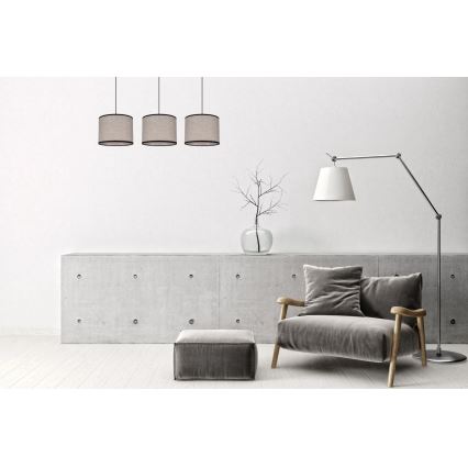 Lustra ar auklu NEXO 3xE27/60W/230V