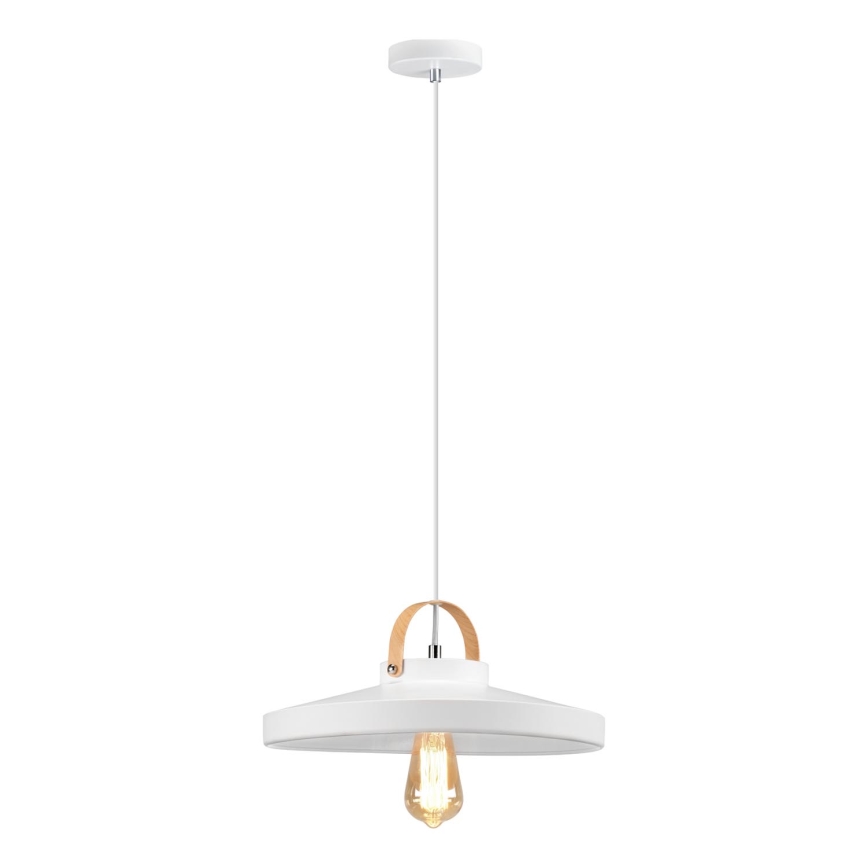 Lustra ar auklu NEXT 1xE27/60W/230V balta