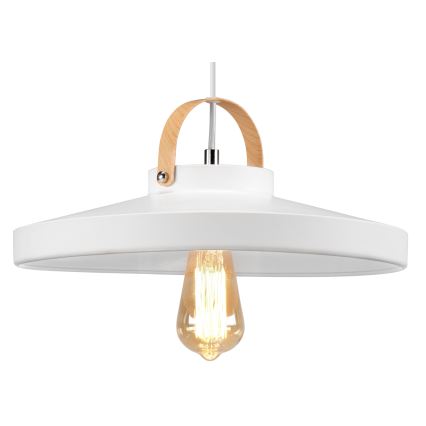 Lustra ar auklu NEXT 1xE27/60W/230V balta