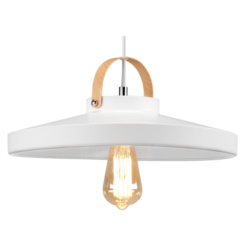 Lustra ar auklu NEXT 1xE27/60W/230V balta