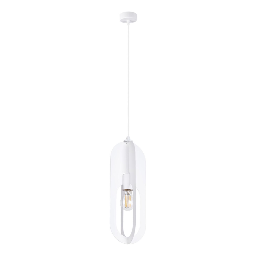 Lustra ar auklu NICUS 1xE27/15W/230V balta