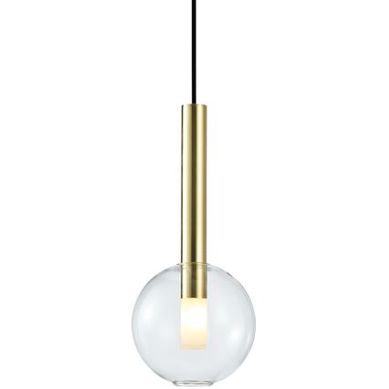 Lustra ar auklu NIKO 1xG9/9W/230V d. 15 cm zelta