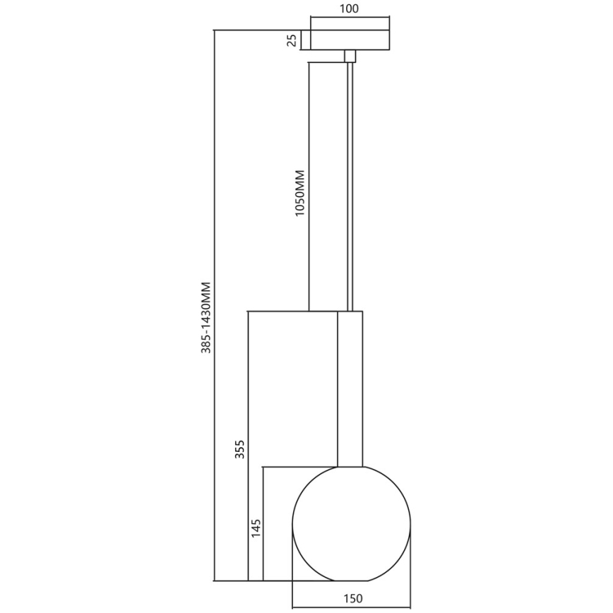 Lustra ar auklu NIKO 1xG9/9W/230V d. 15 cm zelta