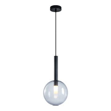 Lustra ar auklu NIKO 1xG9/9W/230V d. 20 cm melna