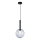 Lustra ar auklu NIKO 1xG9/9W/230V d. 20 cm melna