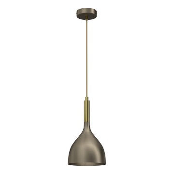 Lustra ar auklu NOAK 1xE27/15W/230V misiņš/zelta