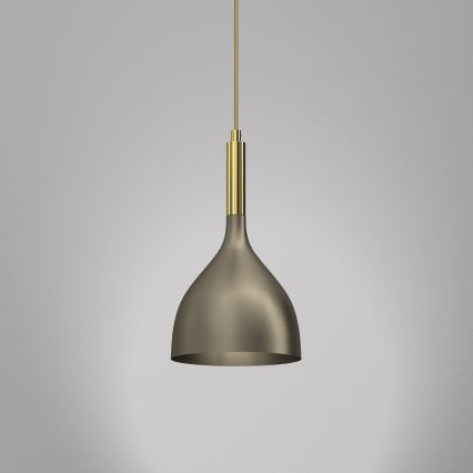 Lustra ar auklu NOAK 1xE27/15W/230V misiņš/zelta