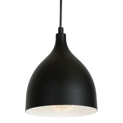 Lustra ar auklu NOAK 2xE27/15W/230V melna