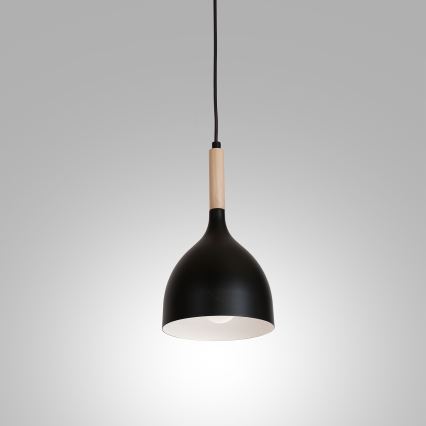 Lustra ar auklu NOAK WOOD 1xE27/60W/230V