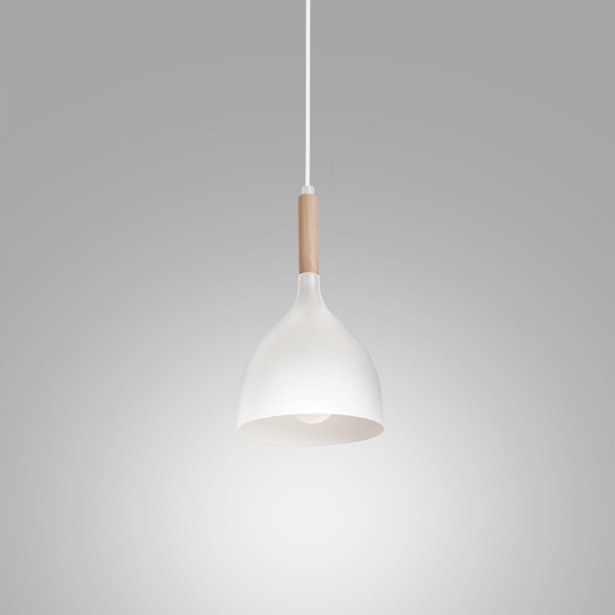 Lustra ar auklu NOAK WOOD 1xE27/60W/230V