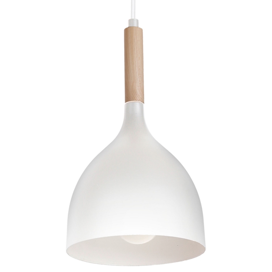Lustra ar auklu NOAK WOOD 1xE27/60W/230V