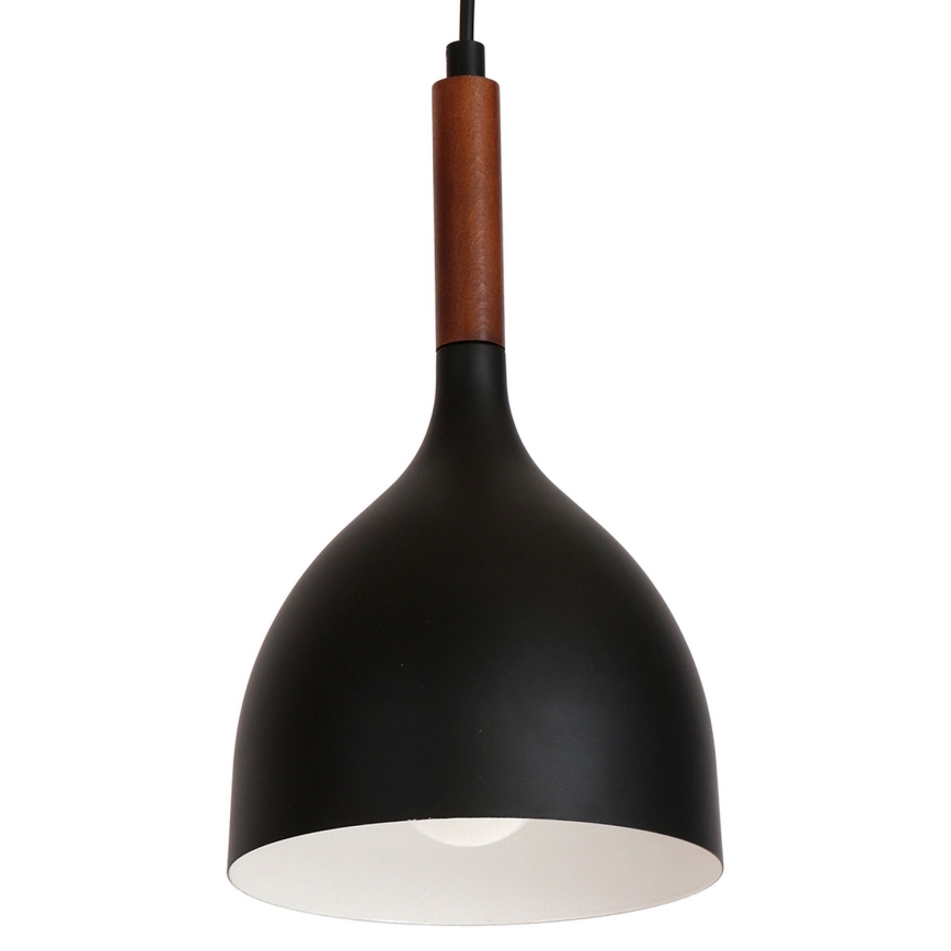 Lustra ar auklu NOAK WOOD 1xE27/60W/230V
