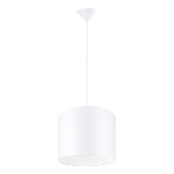 Lustra ar auklu NOVA 1xE27/15W/230V d. 30 cm balta