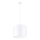 Lustra ar auklu NOVA 1xE27/15W/230V d. 30 cm balta