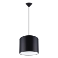 Lustra ar auklu NOVA 1xE27/15W/230V d. 30 cm melna